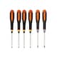 image 1 of Bahco Be-9882tb Ergo Through Blade Screwdriver Set, 6 Piece - Multi Colour - One Size