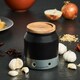 image 3 of Cole & Mason Elmdon Ceramic Garlic Keeper Black