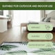 image 6 of Marco Paul Green Tropical Leaf Outdoor Rug Green | 180 x 120cm