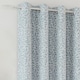 image 2 of Enhanced Living Sherwood 100% Blackout, Thermal Ice Blue Curtains with Eyelet Header (PAIR) - 90x72 inch (229x183cm) | Blue | Ice Blue | 2