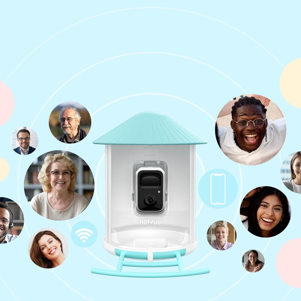 image 1 of BIRDFY FEEDER AI LIFETIME FREE W/ SOLAR