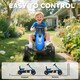 image 10 of AIYAPLAY Pedal Go-Kart for Kids with Silent EVA Wheels, Metal Frame, Blue
