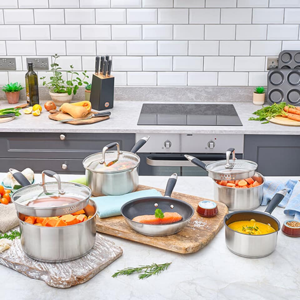 image 1 of Stoven Soft Touch Induction 5 Piece Cookware Set