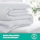image 6 of Silentnight Just Like Down 13.5 Tog Duvet | White | King