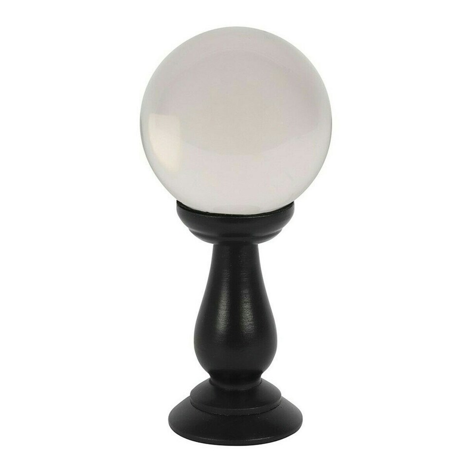 image 1 of Something Different Crystal Ball - Clear/Black - 18cm x 9cm x 9cm