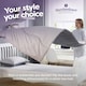 image 3 of Coverless Comfort 4.5 Tog Duvet, Single | Grey