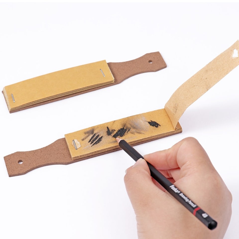 image 1 of Art Painting Sandpaper Block