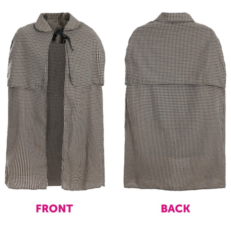 image 1 of Detective Cape & Hat Brown | M