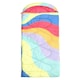 image 3 of Mountain Warehouse Apex 250 Square Sleeping Bag with Carry Bag Two Way Zip Bed Multi | Rainbow