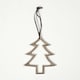 image 8 of Homescapes Set of 12 Gold and Silver Christmas Tree Decorations