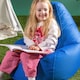 image 6 of Kids Recliner Beanbag Indoor and Outdoor Blue Set of 2 | Blue | Blue | M | 1