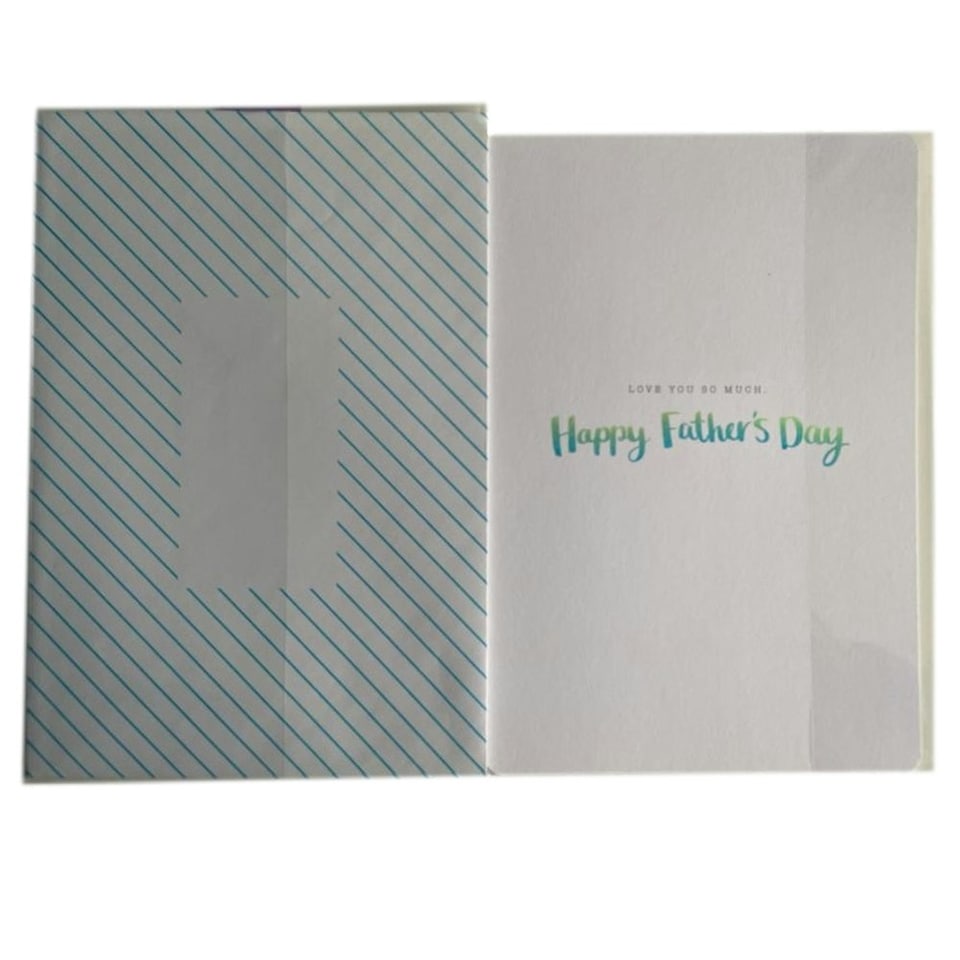 image 1 of For You Grandad Child Learning Bicycle From Dad Design Father's day Card