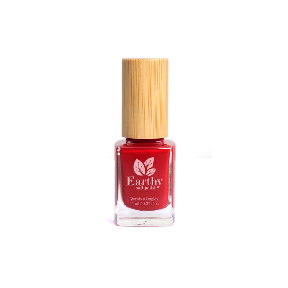 image 1 of Earthy Nail Polish Passion Red 11ml