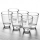 image 1 of Small Shot Glasses Tumblers 45ml Vodka Liquor Whiskey Pub Party Glassware | Clear | Clear | 6 glasses