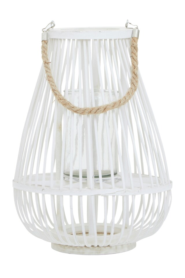 image 1 of Lentigo Small White Bamboo Lantern