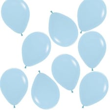 Pastel Matte Blue Sempertex Biodegradable Latex Balloons 13cm / 5 in - Pack of 50