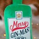 image 2 of House Of Paws Merry Gin-Mas Jumbo Dog Squeak Toy - Green/White - One Size