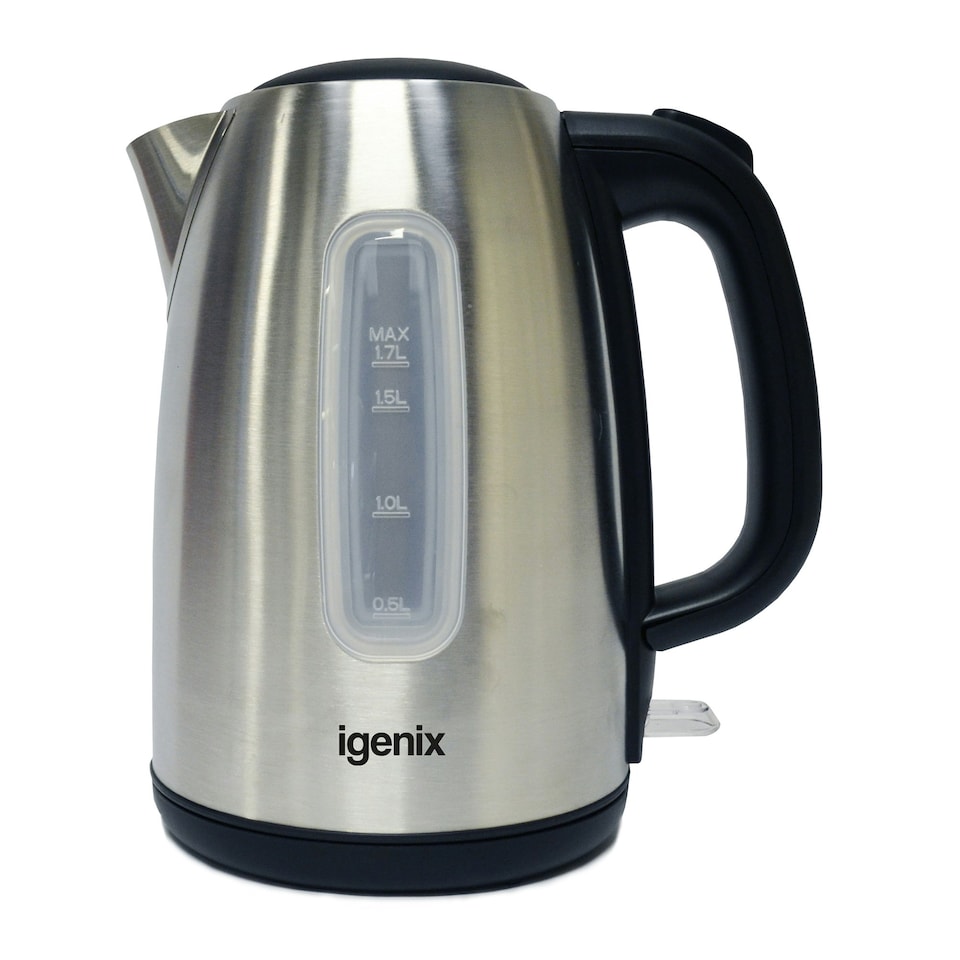 image 1 of Igenix IG7731, Cordless Jug Kettle, 1.7 Litre, 2200W, Stainless Steel