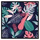 image 2 of Tropical plant leaves (Picture Frame) Grey | XL