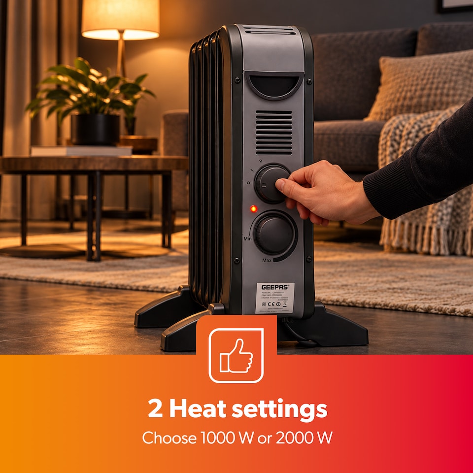 image 1 of GEEPAS Convector Heater 2000W