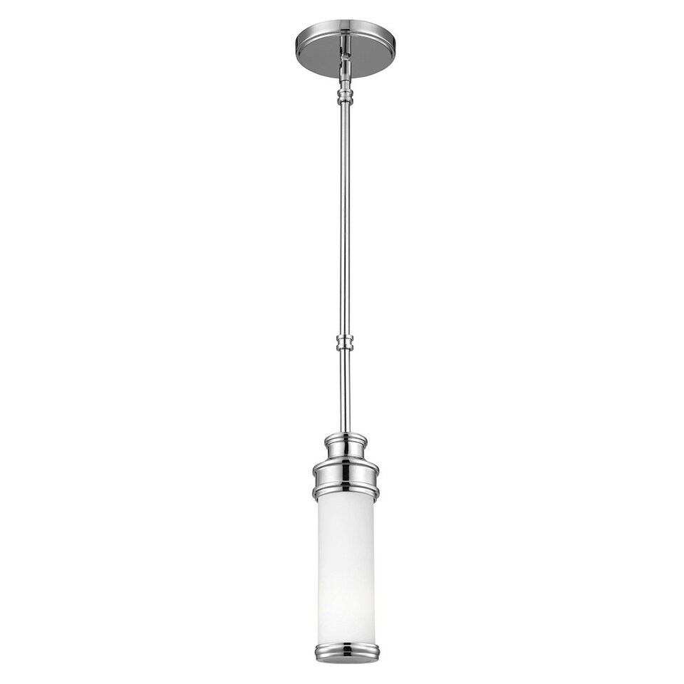 image 1 of Payne 1 Light Mini Ceiling Pendant Light Polished Chrome IP44, G9