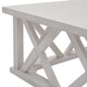 image 2 of Stamford Plank Collection Square Coffee Table - Pine - L100 x W100 x H45 cm - White White