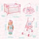 image 8 of Deluxe Mermaid-Themed Baby Doll Playset with Stroller, Crib, Play Mat & Feeding Accessories – Role Play Toy for Girls 3+
