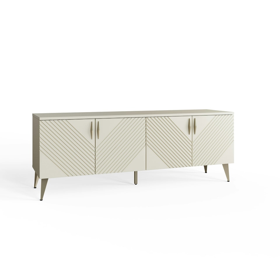 image 1 of Frank Olsen Ava 1500 Tv Cabinet White | White
