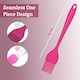image 5 of Zing Pink Peony Silicone Pastry Brush
