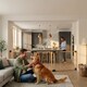 image 6 of Bettacare Wooden Multi Panel Flexible Pet Barrier, Natural Wood, up to 256cm Wide, Dog Barrier for Pets Dogs and Puppy Cream | Natural