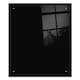 image 2 of 60 x 70cm Black Glass Kitchen Splashback Splatter Screen Pre Drilled Holes Wall Hanging Fixings Included
