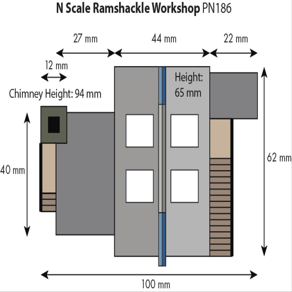 image 1 of Metcalfe Industrial Revelations Ramshackle Workshop Card Kit