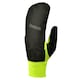 image 5 of Reebok All-Weather Running Gloves, Convertible Waterproof Mitt, Yellow/Black, S | Black | Yellow/Black | S