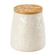 image 1 of English Tableware Company Fieldview Farm Embossed Sugar Storage Canister with Bamboo Lid