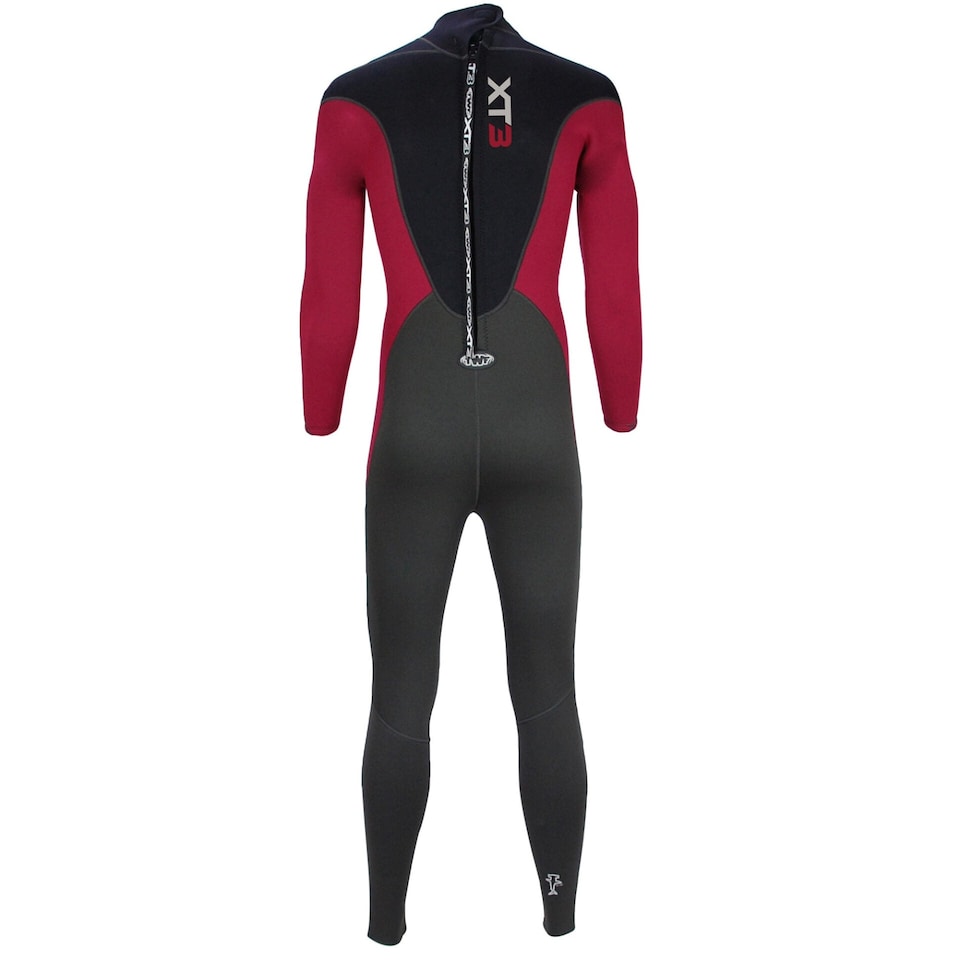 image 1 of Mens XT3  3mm Wetsuit - Black/Red