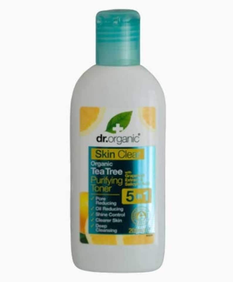 image 1 of Dr Organic Skin Clear Organic 5 In 1 Tea Tree Purifying Toner