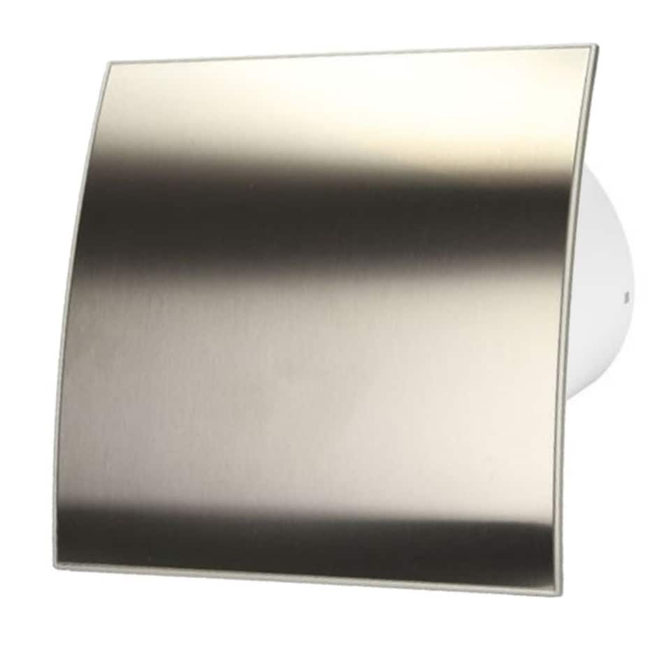 image 1 of 125mm Standard Extractor Fan Inox Front Panel ESCUDO Wall Ceiling Ventilation