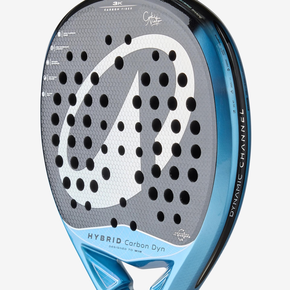 image 1 of Decathlon Padel Racket Kuikma PR Hybrid Carbon Dynamic
