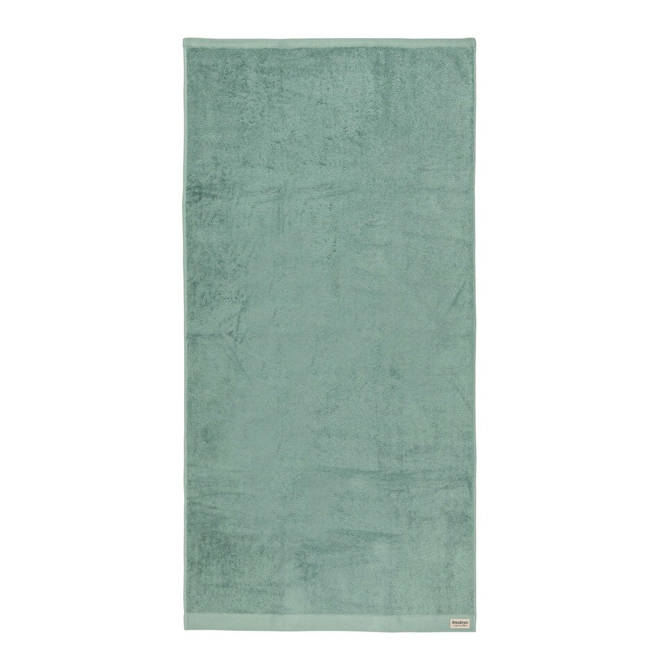 image 1 of Ukiyo Sakura Aware Bath Towel - Green - 140cm x 70cm | Green