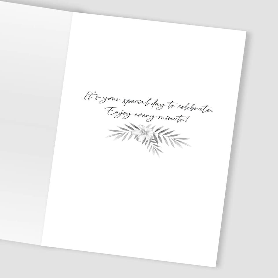 image 1 of Embellished & Foiled Balloons Friend Birthday Card