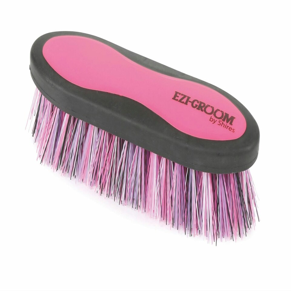 image 1 of Shires Ezi-Groom Dandy Brush Pink | Large