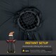 image 6 of HOMCOM 8ft Inflatable Penguin & Christmas Banner Decoration Indoor Outdoor WeatherResistant Shell Fun Cute
