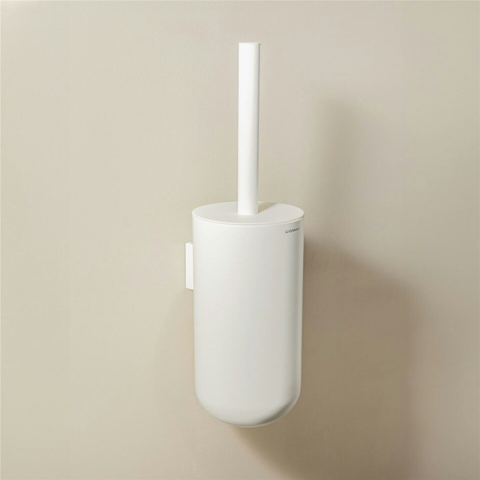 image 1 of Cosmic Toilet Wall Brush Holder with Durable Stainless Steel for Bathroom