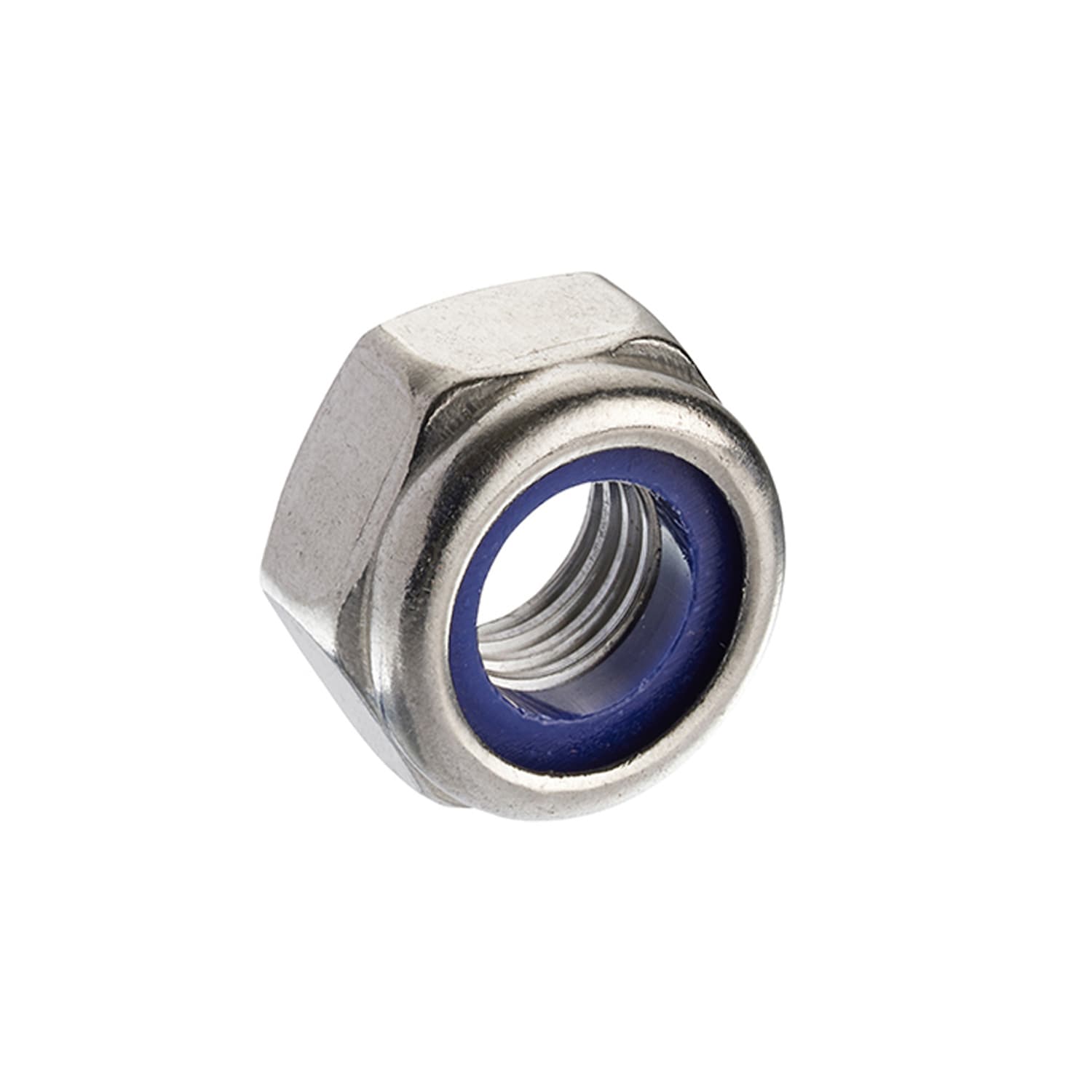 Unifix A4-316 St/St Nylon Insert Nuts T Type DIN 985 M5 x 0.80 in Silver