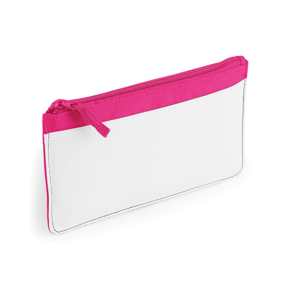 Bagbase Plain Sublimation Pencil Case - Fuchsia - One Size