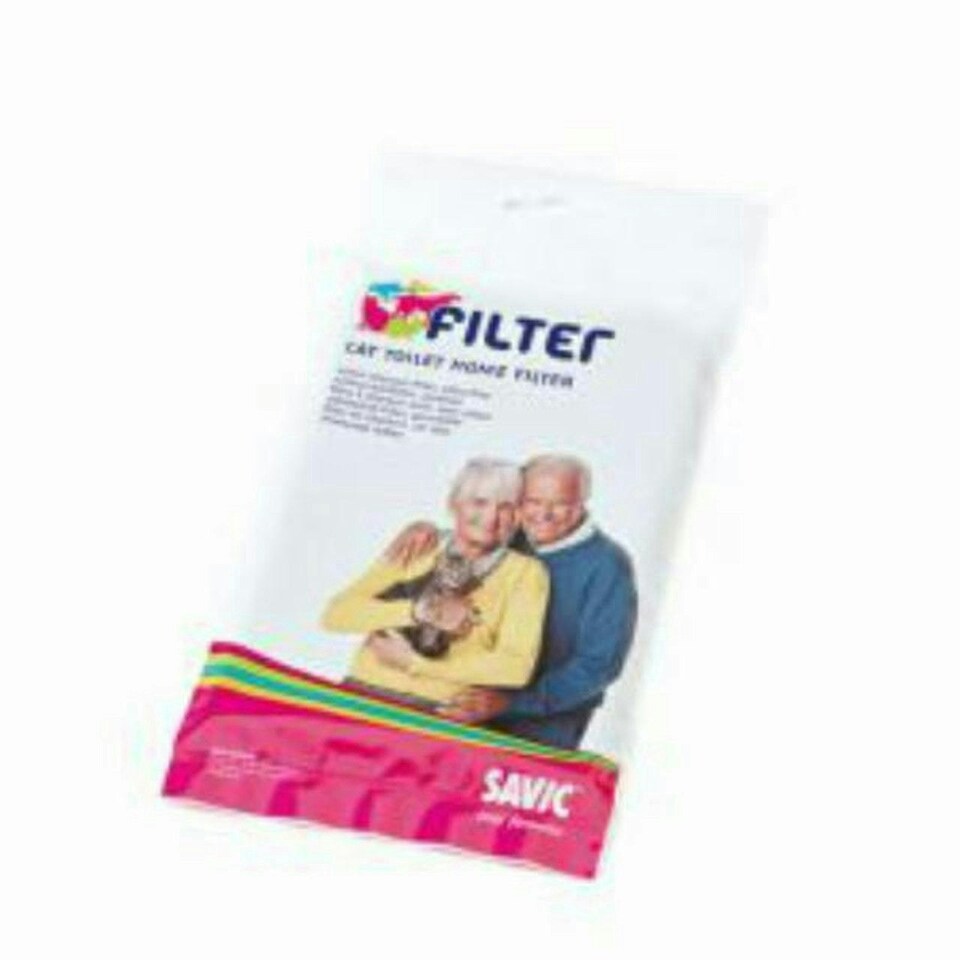 Savic Cat Toil Sp Charcoal Filt Nest/Osc 21x 12cm White