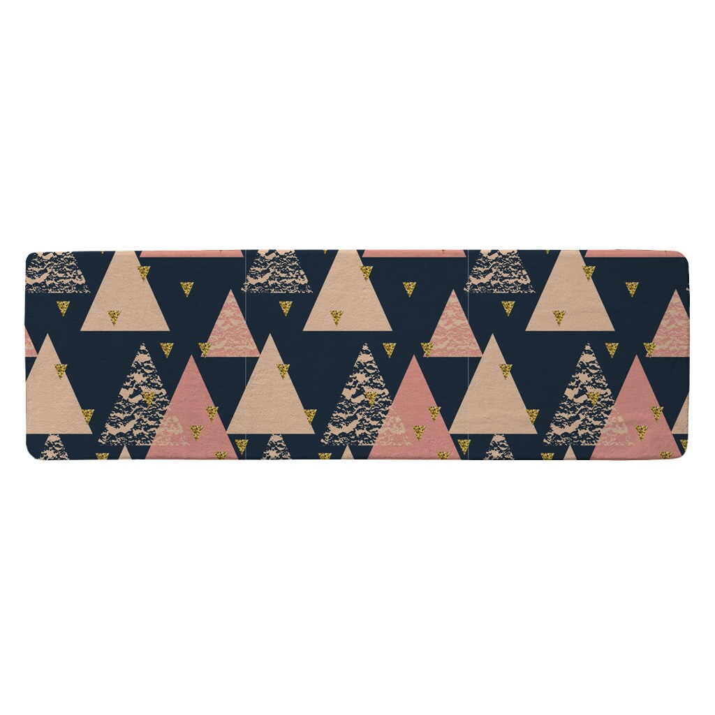 Triangle Pattern Runner Rug Multi
