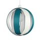 image 1 of ValueLights J90 Blue Ceiling Pendant Shade & Bulb | Blue