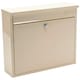 image 1 of Burg-Wachter Elegance Wall Mounted Galvanised Stell Lockable Weatherproof Ppost Box - 36x31x11cm Cream | Antique Cream