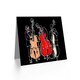 image 2 of Jazz Music Bass Contrabass Musicians Painting Art Card